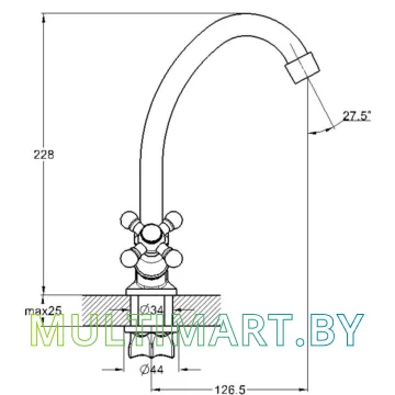 Смеситель Econoce EC0491-1 картинка 3